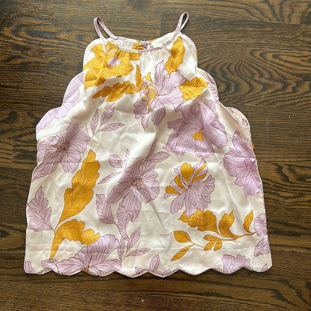 Monteau Silk tank blouse